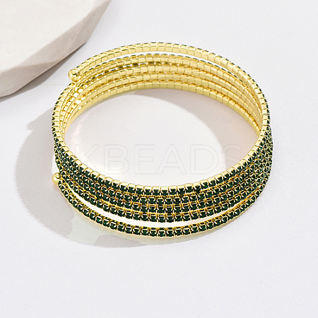 Real 18K Gold Plated Brass Multi Layer Wrap Bracelets RM1445-7-1