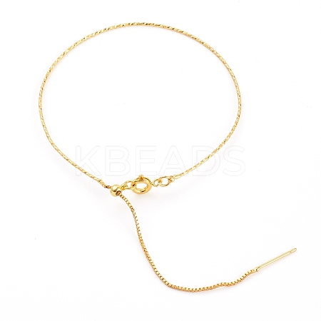Brass Slider Bracelet/Bolo Bracelet Making BJEW-Z008-04G-1