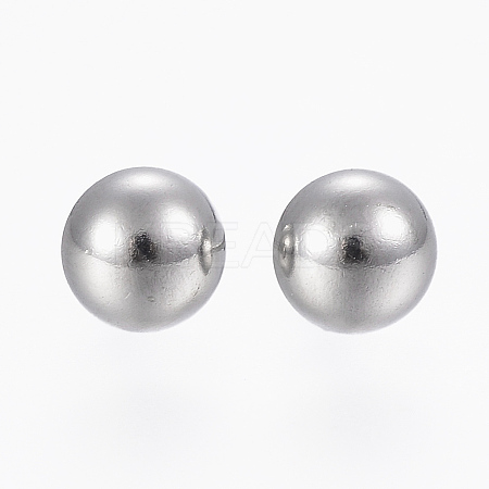 Non-Tarnish 201 Stainless Steel Stud Earring Findings LS-STAS-G179-39P-C-1