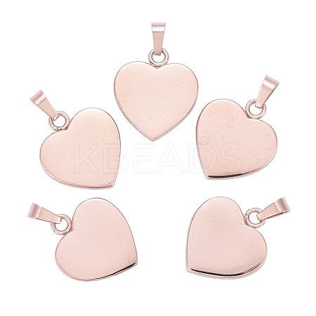 Ion Plating(IP) Fashionable 304 Stainless Steel Stamping Blank Tag Pendants LS-STAS-J002B-01RG-1