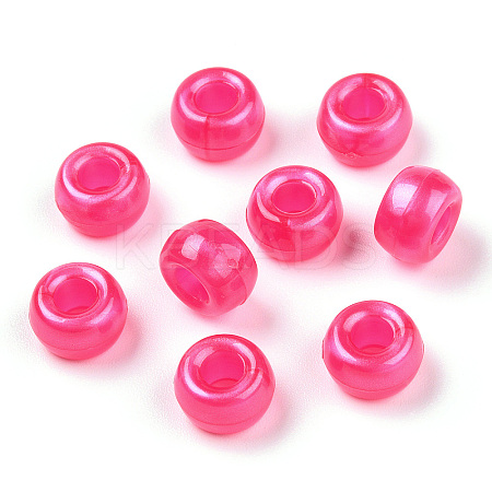 Plastic Pearlized Beads KY-T025-01-D06-1