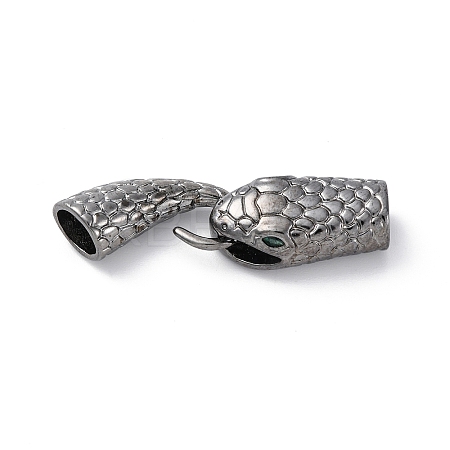 Brass Interlocking Clasps KK-D360-06B-1