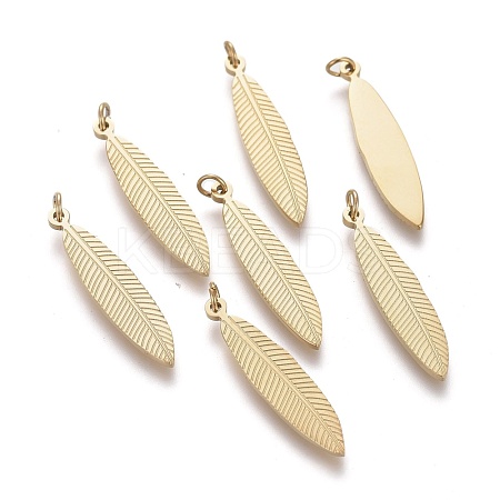 Ion Plating(IP) 304 Stainless Steel Pendants X-STAS-I164-044G-1