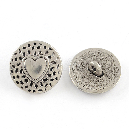 Tibetan Style Alloy Shank Buttons LS-X-TIBE-Q044-04AS-RS-1