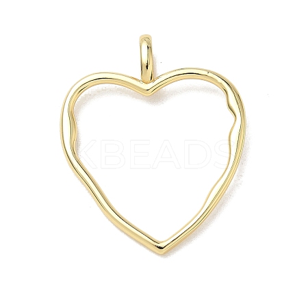 Valentine's Day Brass Pendants KK-E796-10G-1