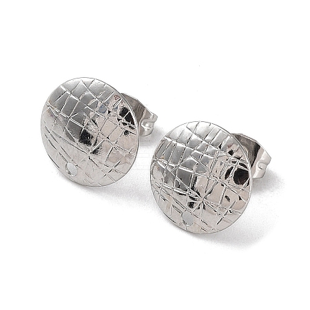 Non-Tarnish 304 Stainless Steel Stud Earring Findings STAS-M323-03P-1