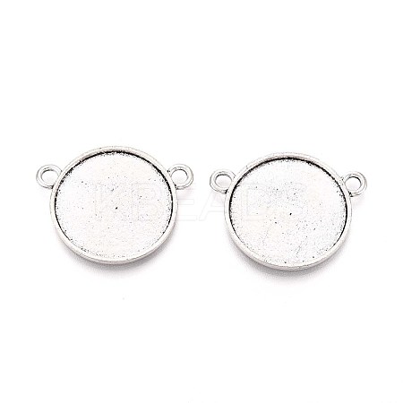 Tibetan Style Alloy Pendant Cabochon Settings PALLOY-N179-01AS-1