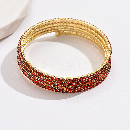 Real 18K Gold Plated Brass Multi Layer Wrap Bracelets RM1445-6-1