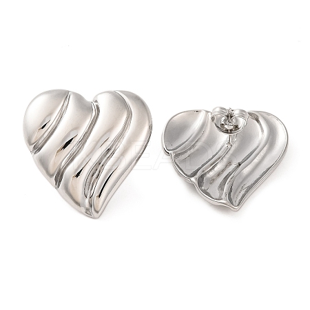 Tarnish Resistant 304 Stainless Steel Stud Earrings EJEW-G395-11P-1