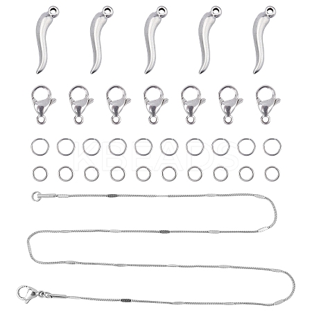 DIY Necklace Making Kits STAS-UN0005-37-1