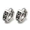 316 Surgical Stainless Steel Hoop Earrings EJEW-D096-23M-AS-1