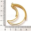 Alloy Open Back Bezel Pendants PALLOY-I223-04G-3