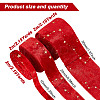6M 3 Styles Double Sided Star Gold Stamping Flannelette Ribbons for Sewing Craft OCOR-GO0001-13A-2