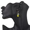 Handmade Glass Seed Beads Apple Dangle Earrings EJEW-MZ00575-03-3