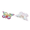 Printed Translucent Acrylic  Pendants OACR-T028-17A-2