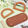 CutHollow 1Pc Imitation Leather Bag Bottoms FIND-CL0001-09B-3