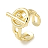 Brass Open Cuff Rings RJEW-Q778-44G-1