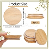 Bamboo Bottle Caps LS-AJEW-WH0270-206-2