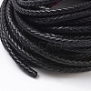Braided Leather Cord with Core WL-F009-B02-5mm-2