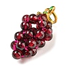 Natural Garnet Round Cluster Pendants LS-G-D094-07G-2