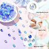 5 Colors Transparent Acrylic Beads MACR-PA0001-03B-01-3