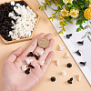 200Pcs 2 Colors Resin Gauge Rivets FIND-NB0003-74-3