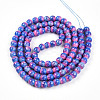 Baking Paint Glass Beads Strands DGLA-N008-8mm-02-3