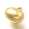 Brass Oval Charms KK-S508-02G-2