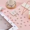 100Pcs 20 Styles Alloy Cubic Zirconia Charms ZIRC-HS0001-09-5