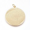 Brass Enamel Pendants ZIRC-L078-069C-NR-2