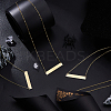 8Pcs 304 Stainless Steel Pendant Necklaces NJEW-FH0001-15G-5