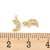 Rack Plating Brass Micro Pave Cubic Zirconia Charms KK-C038-02G-3
