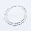 Natural Howlite Beads Strands G-P353-04-4mm-2