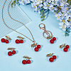 20Pcs Resin Imitation Fruit Pendants KK-ME0003-45-5