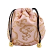 Buddha Theme Square Velvet Drawstring Bags PW-WG34160-10-1