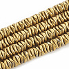 Electroplate Non-magnetic Synthetic Hematite Beads Strands X-G-N0321-07J-1
