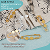 20Pcs 2 Colors Brass Safety Pins Brooch Findings KK-FH0007-85B-4