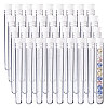 150Pcs Plastic Sewing Needle Organizers Tubes with Cap CON-CA0001-037B-1