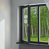 2Pcs 2 Styles PET Rainbow Window Clings Stickers DIY-GF0007-66-5
