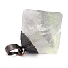 Rough Raw Natural Fluorite Pendants G-B012-05R-3