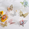 8 Sets 4 Colors PET Mirror Wall Stickers DIY-CP0009-15A-3