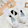 14 Pairs 2 Colors Rubber Adjustable Shoe Filler FIND-HS0001-99-5