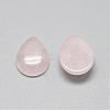 Natural Rose Quartz Cabochons G-R417-10x14-48-2
