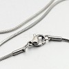 Tarnish Resistant 304 Stainless Steel Snake Chain Necklaces LS-STAS-O053-43P-1