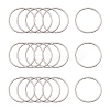 Tarnish Resistant 304 Stainless Steel Linking Rings X-STAS-T047-15A-1