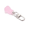 5Pcs Luminous Translucent Resin Pig Pendant Decorations HJEW-JM03747-5