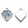 UV Plating Acrylic Pendants PACR-R245-07P-3