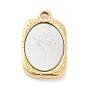 304 Stainless Steel Pendants STAS-F303-B07-1