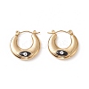 316 Stainless Steel Hoop Earrings LS-EJEW-I282-01B-01G-1