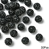 30Pcs Pave Disco Ball Beads RB-YW0001-25A-1